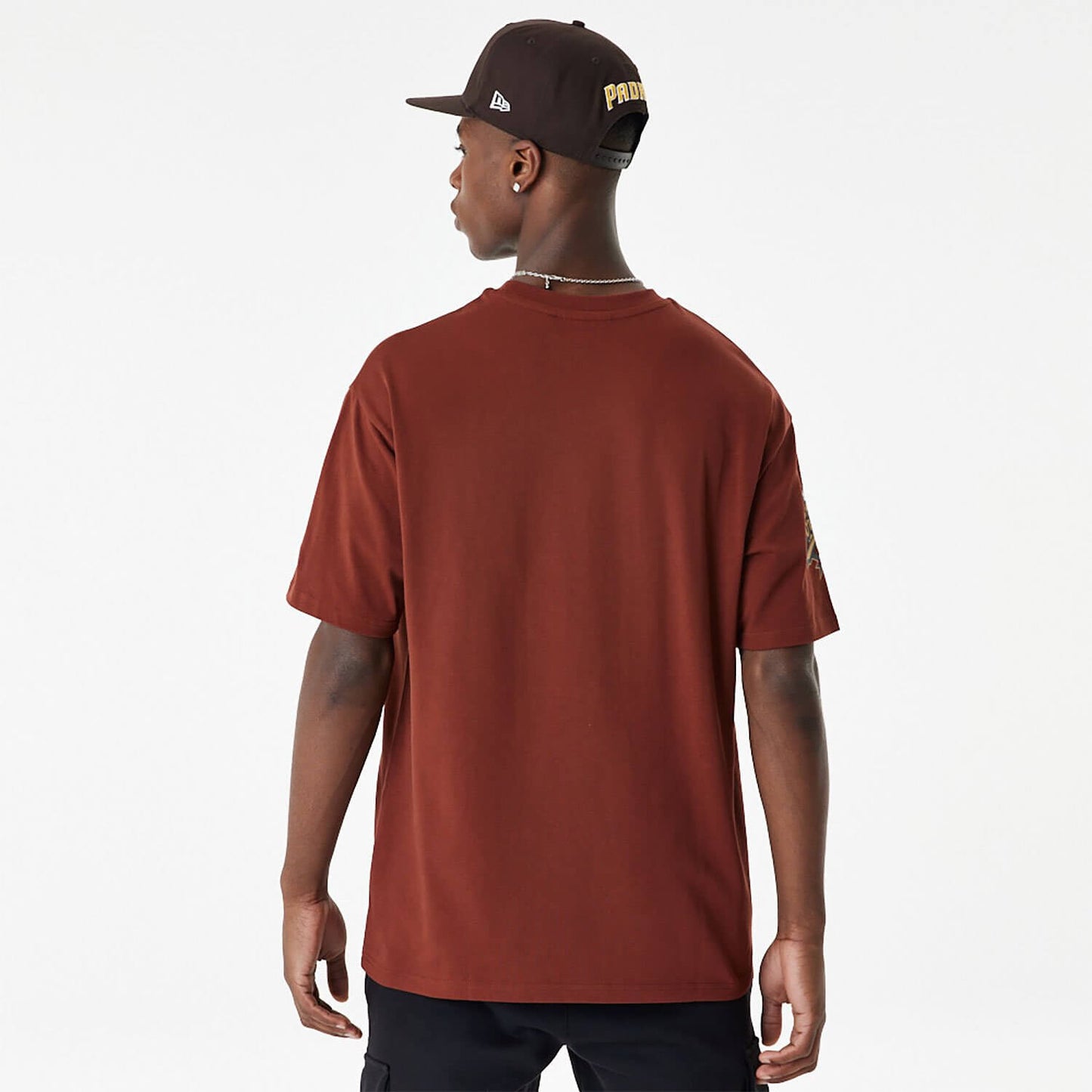 New Era San Diego Padres MLB Heritage Brown Oversized T-Shirt