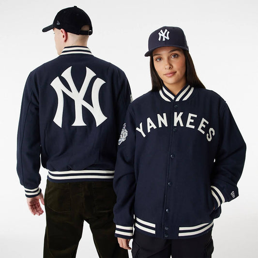 Bunda New Era New York Yankees MLB Varsity Jacket tmavomodrá