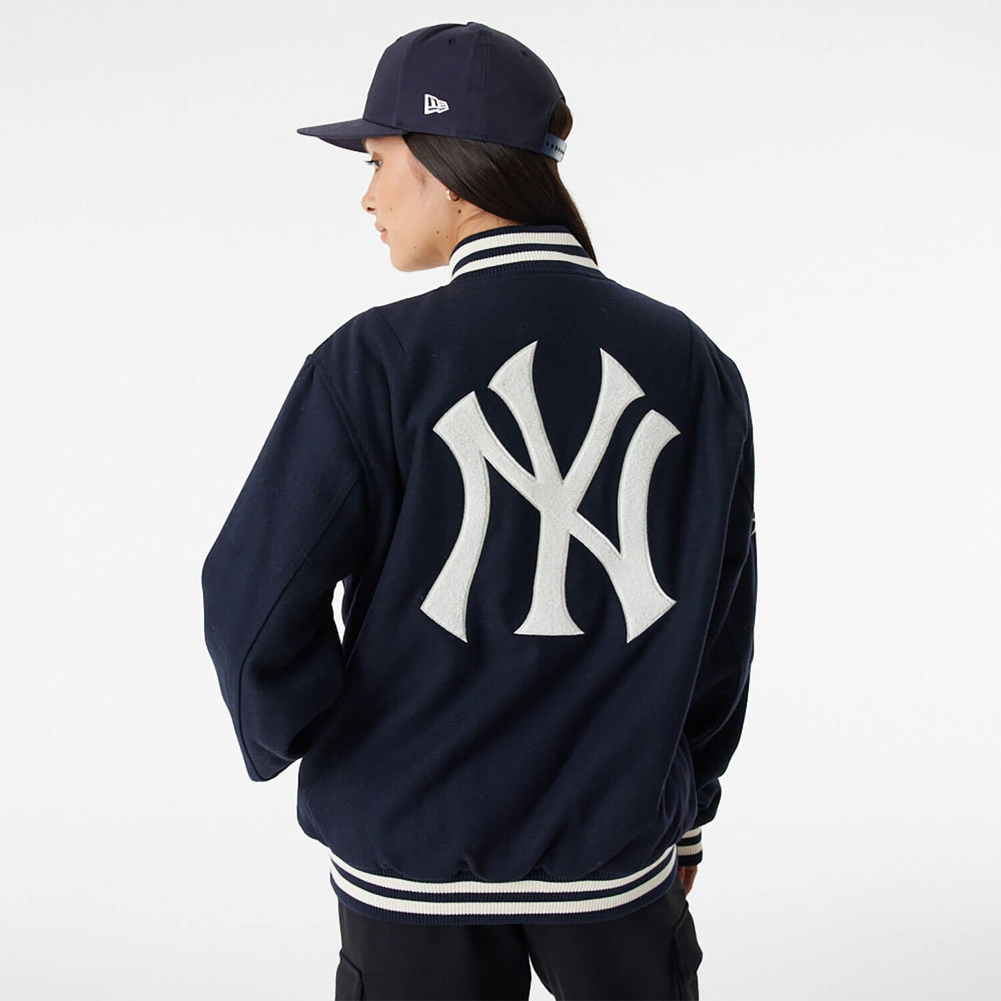 Bunda New Era New York Yankees MLB Varsity Jacket tmavomodrá