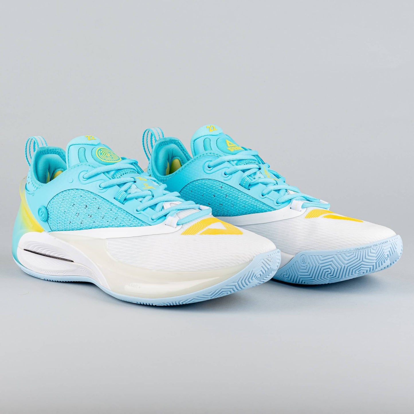 Peak Basketball Shoes AW2 - Warrior Andrew Wiggins Taichi Ultralight White/Tropical Blue