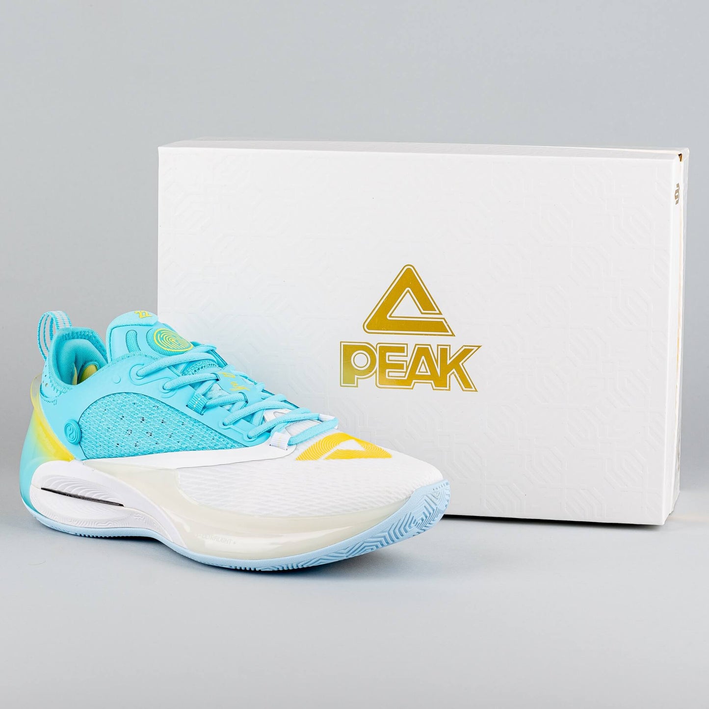 Peak Basketball Shoes AW2 - Warrior Andrew Wiggins Taichi Ultralight White/Tropical Blue