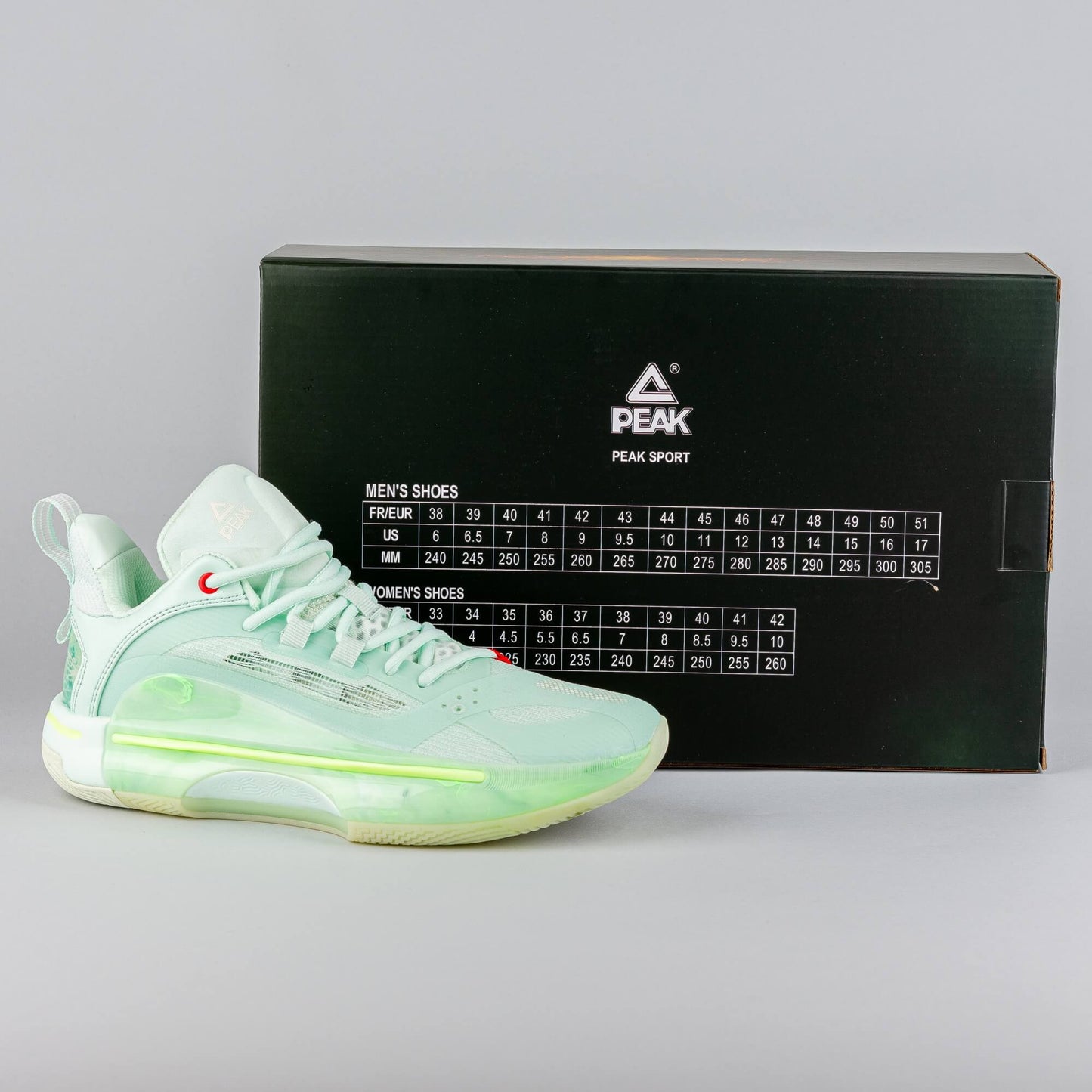 Peak Basketball Shoes Flash 5 Chinese Jade Jose Avarado Taichi Ultralight P-Soon Gouache Green