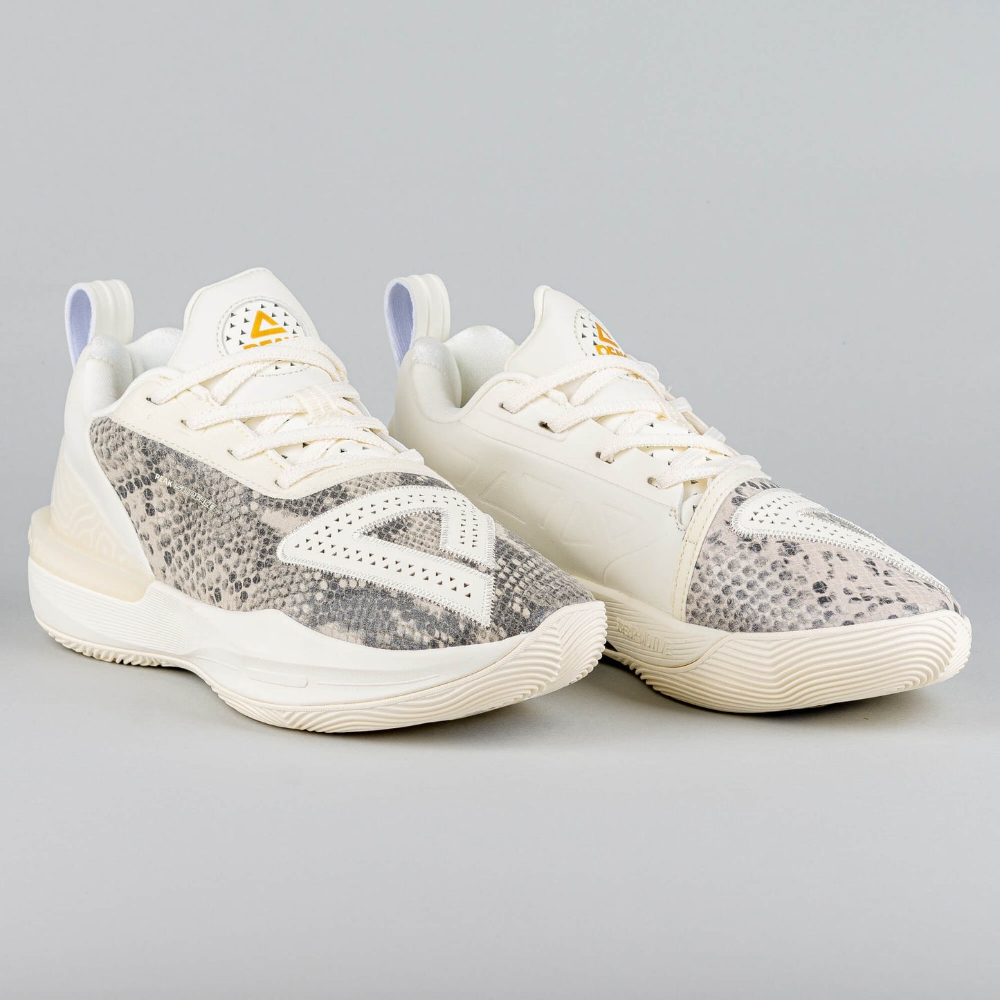 Peak Basketball Shoes Big Triangle 3.0 Forever Taichi Super P-Motive P-Soon Grey/Off White