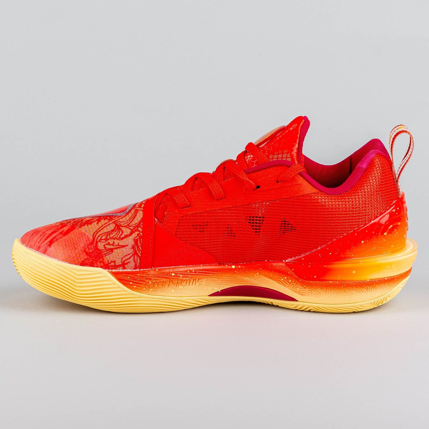 Peak Basketball Shoes Big Triangle 3 - Year Of Dragon Taichi Super P-Motive P-Soon Peak Red