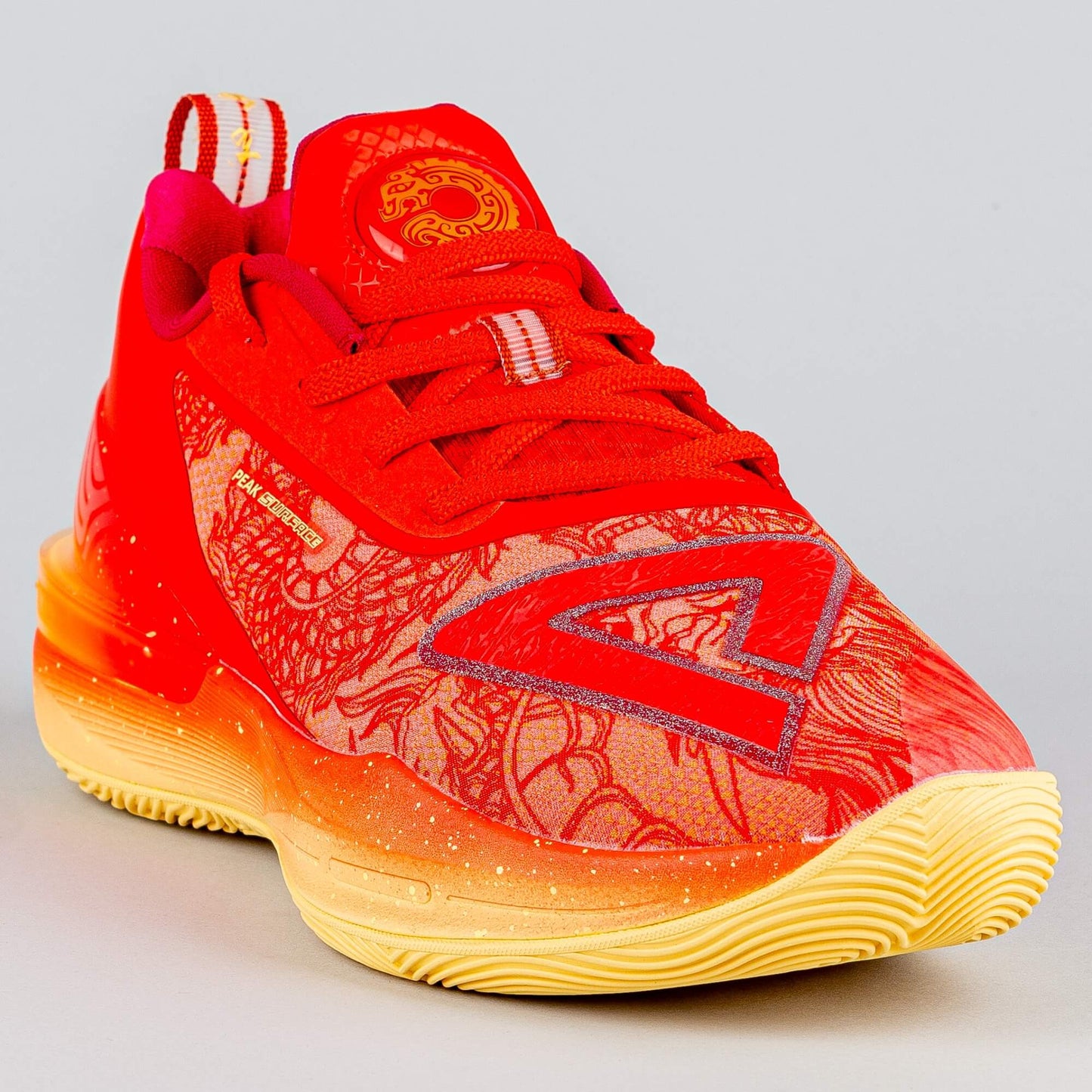 Peak Basketball Shoes Big Triangle 3 - Year Of Dragon Taichi Super P-Motive P-Soon Peak Red