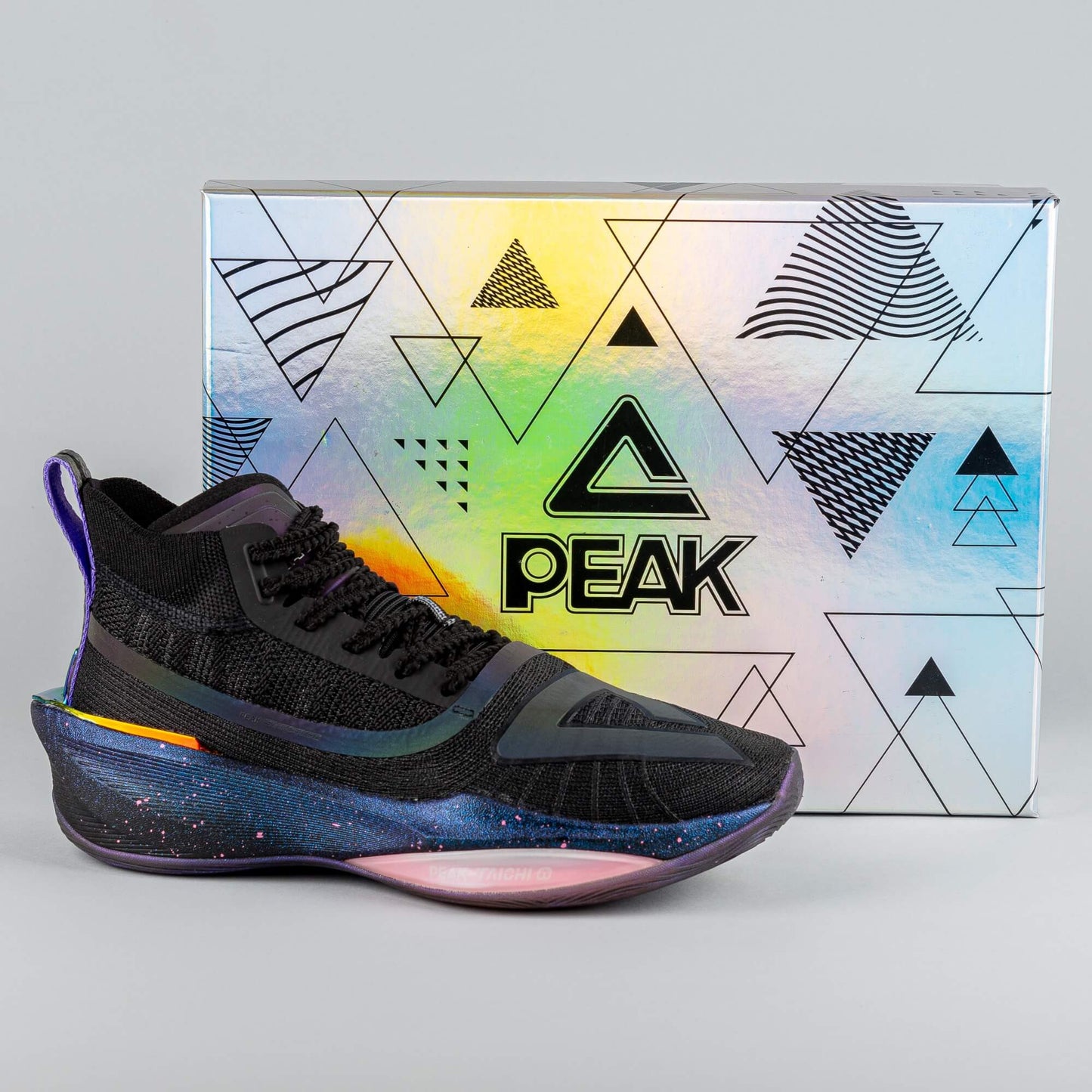 Peak Basketball Shoes Big Triangle 3.0 - Surging Technology - Sleepless Town Taichi Ultralight P-Soon All Black