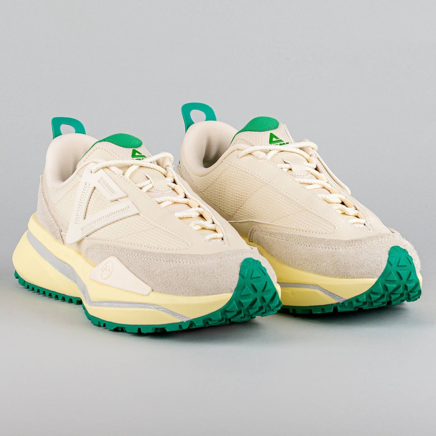 Dámske tenisky Peak Shoes Taichi 2.0 - Retro Spirit of 70s Off White/Green