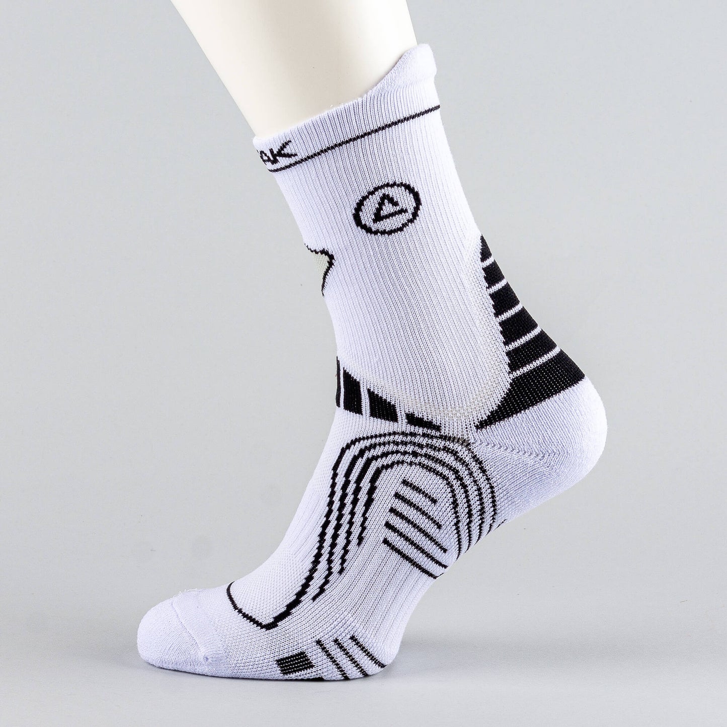 Peak Flash 5 Basketball Sock White