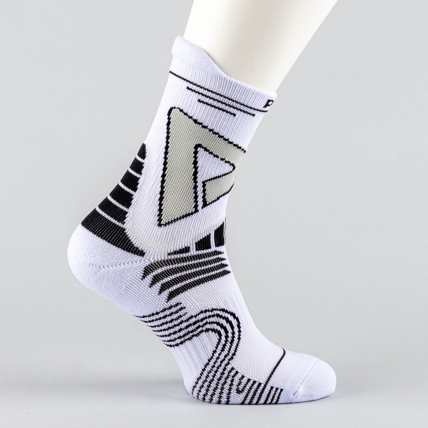 Peak Flash 5 Basketball Sock White