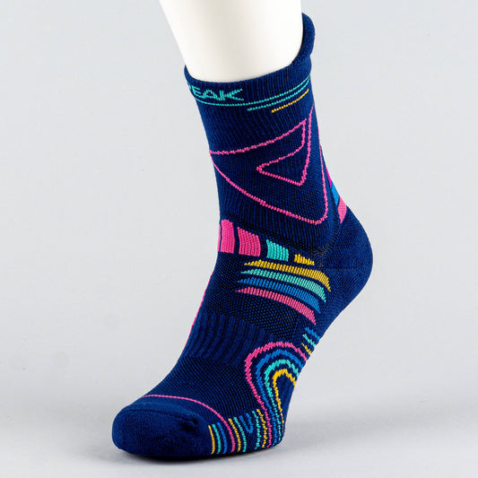 Peak Flash 5 Basketball Sock Navy