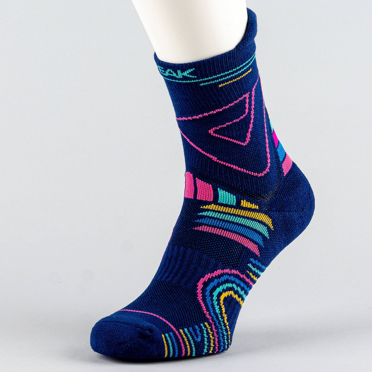 Peak Flash 5 Basketball Sock Navy