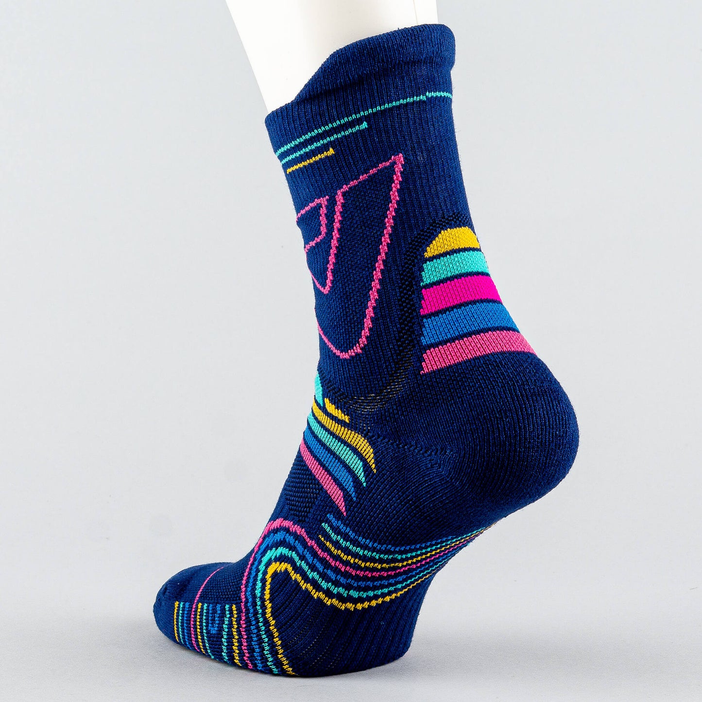 Peak Flash 5 Basketball Sock Navy