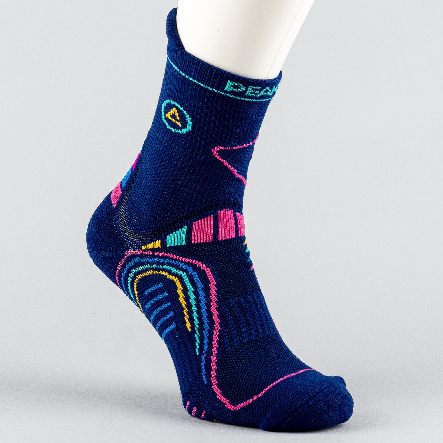 Peak Flash 5 Basketball Sock Navy