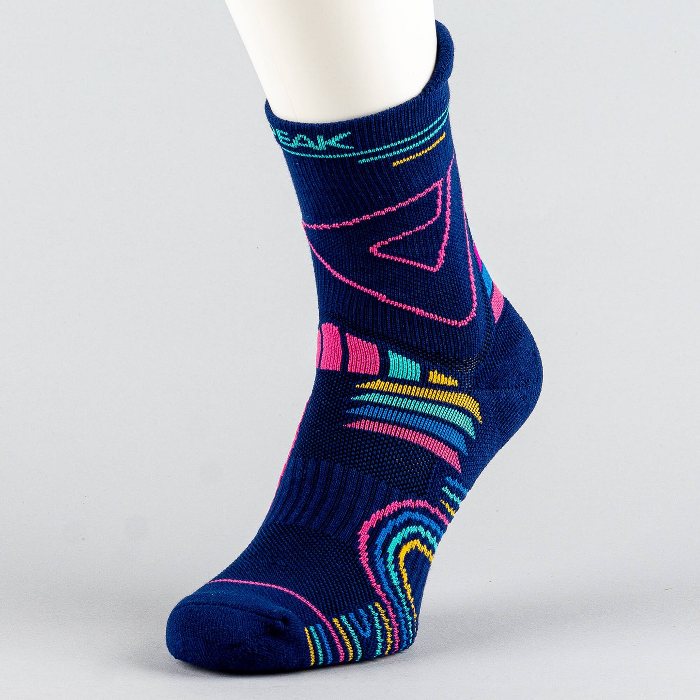 Peak Flash 5 Basketball Sock Navy