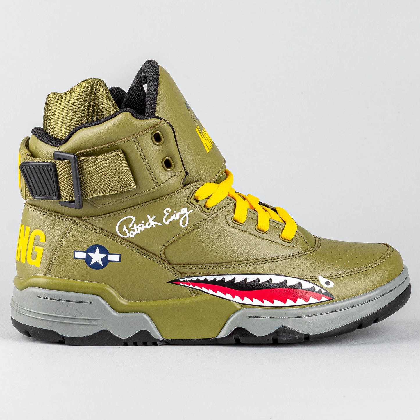 EWING 33 HI X “KOOL G.I. RAP”olive/red