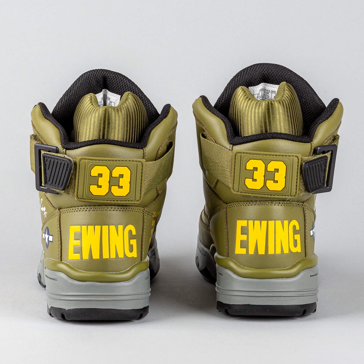 EWING 33 HI X “KOOL G.I. RAP”olive/red