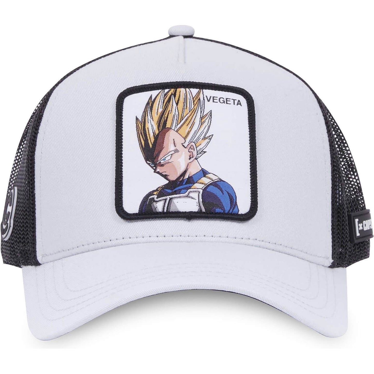 Šiltovka so sieťkou Capslab Dragon Ball Vegeta biela