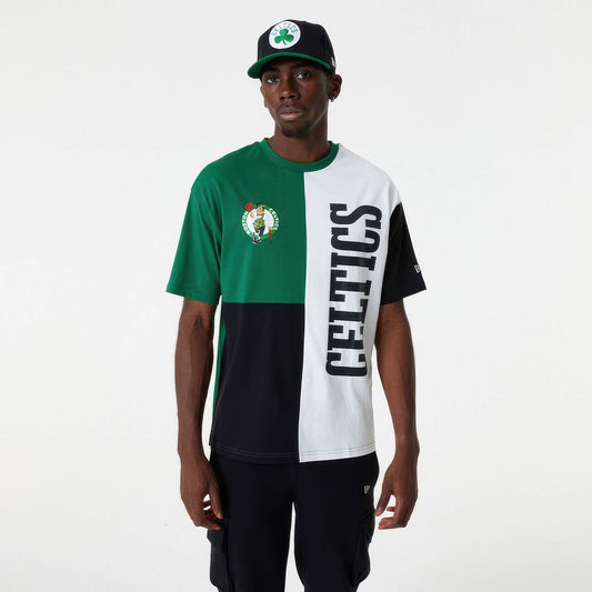 NEW ERA NBA Boston Celtics NBA Cut & Sew Over Sized Green Tee