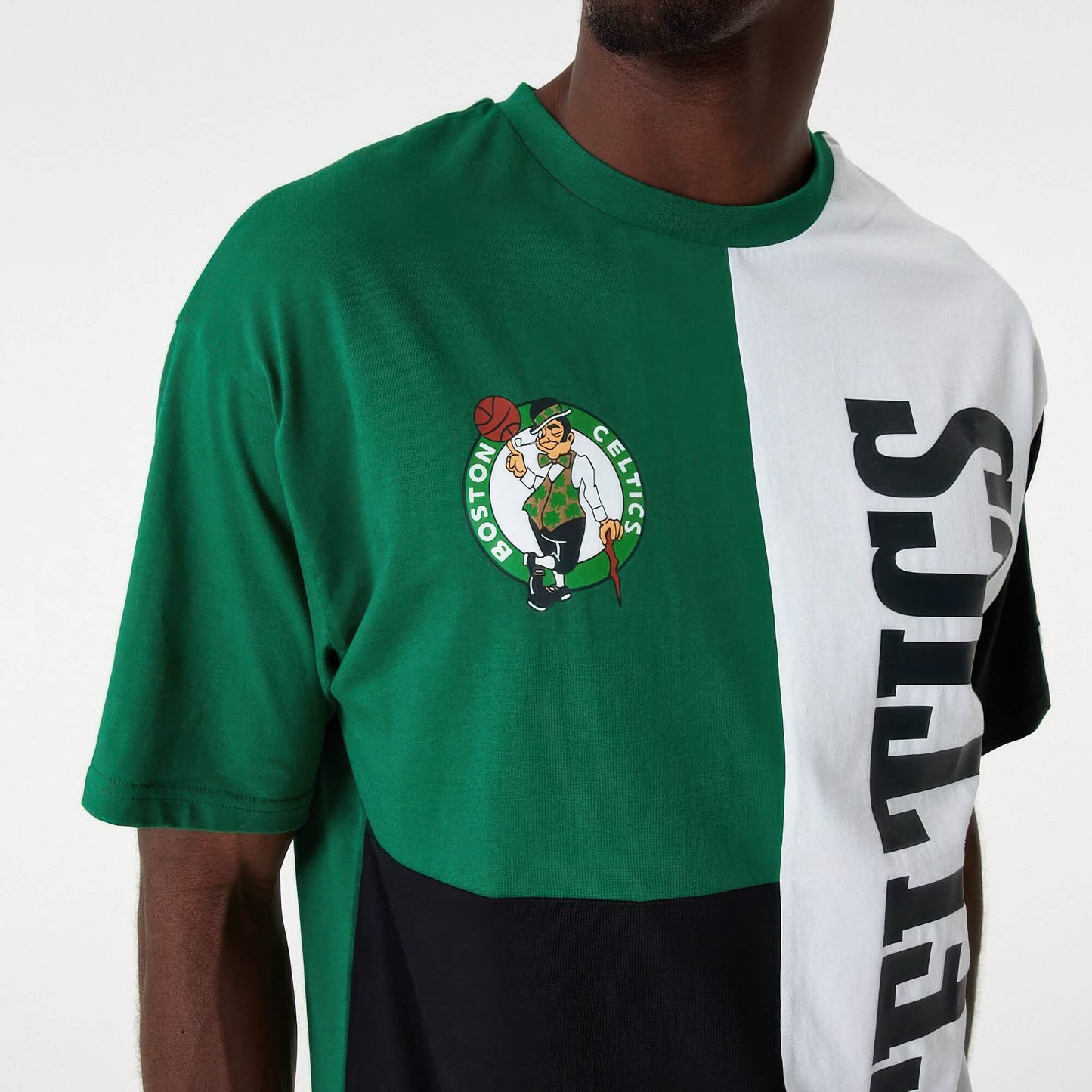 NEW ERA NBA Boston Celtics NBA Cut & Sew Over Sized Green Tee