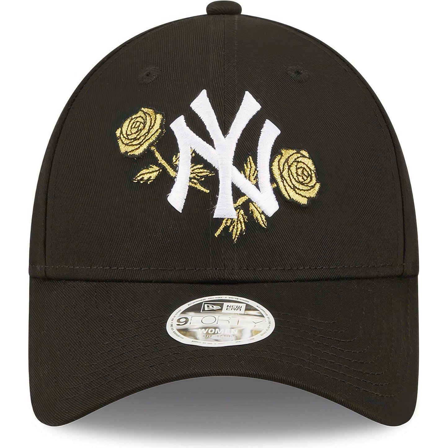 Dámska šiltovka NEW ERA 9FORTY 940W MLB Floral Metallic New York Yankees čierna