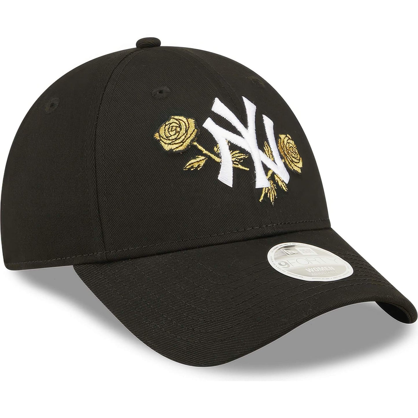 Dámska šiltovka NEW ERA 9FORTY 940W MLB Floral Metallic New York Yankees čierna