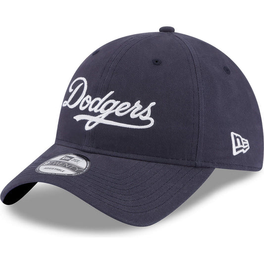 Šiltovka NEW ERA 9TWENTY 920 MLB Team Script LA Dodgers tmavomodrá