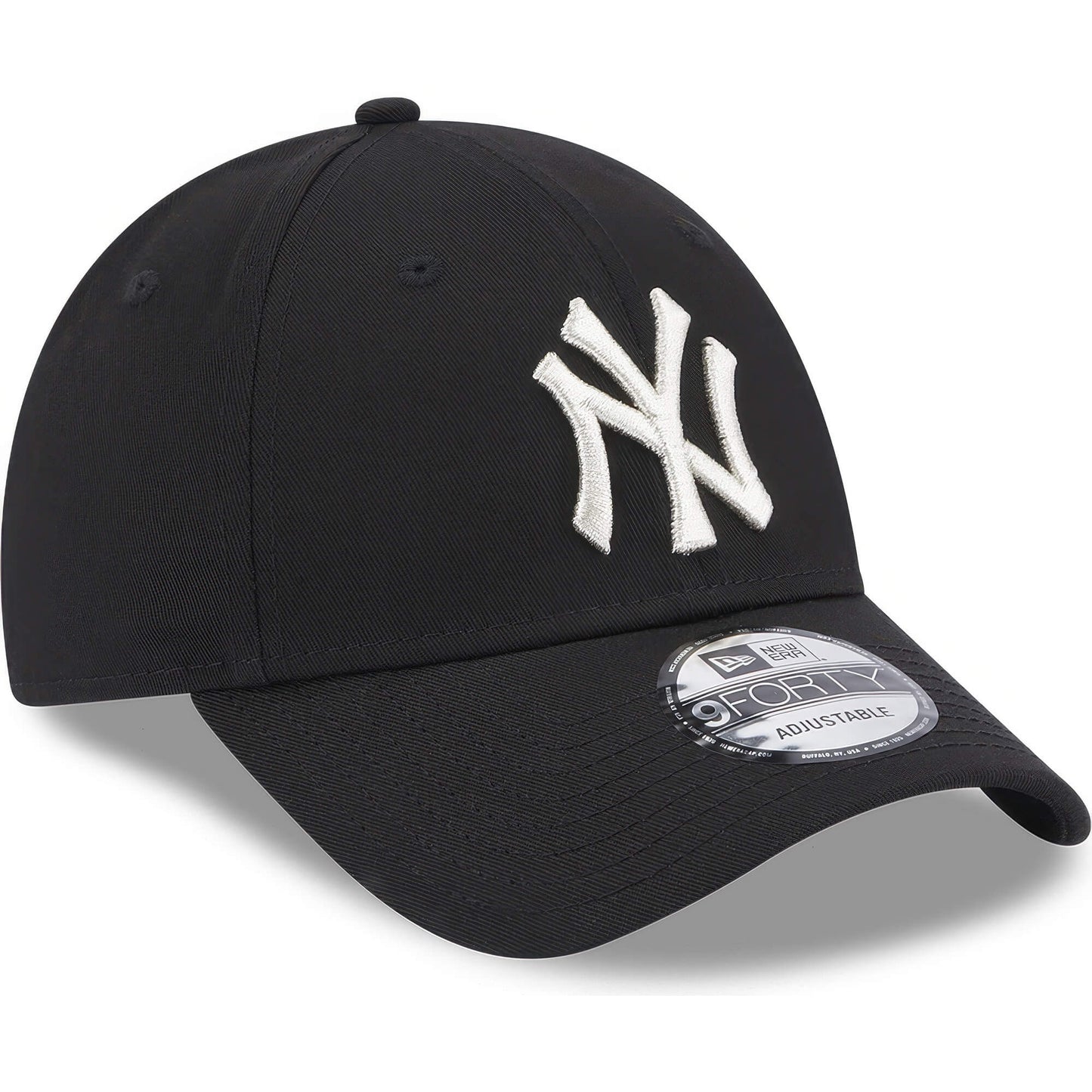 NEW ERA 940W MLB New York Yankees Metallic Logo Womens Black 9FORTY Adjustable Cap Black