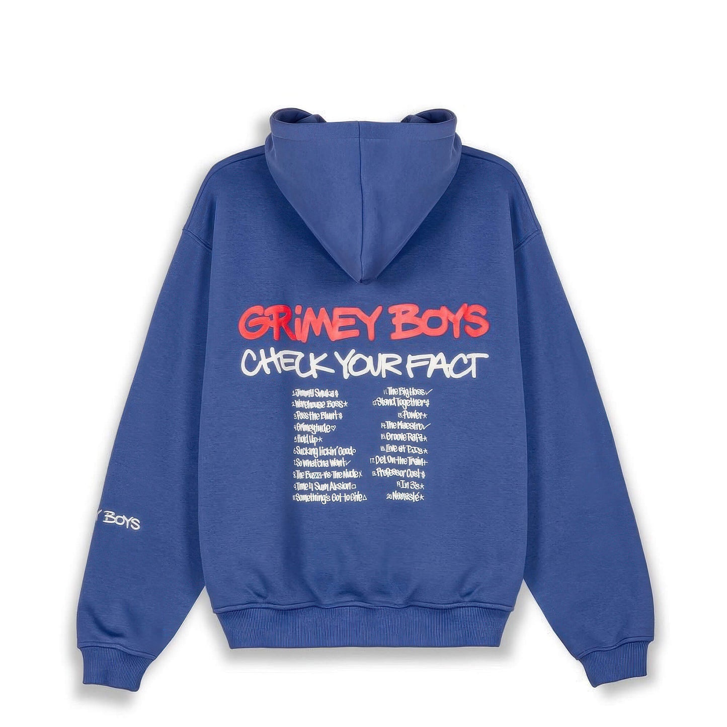 Mikina s kapucňou Grimey Wear Grimey Boys Vintage Hoodie modrá