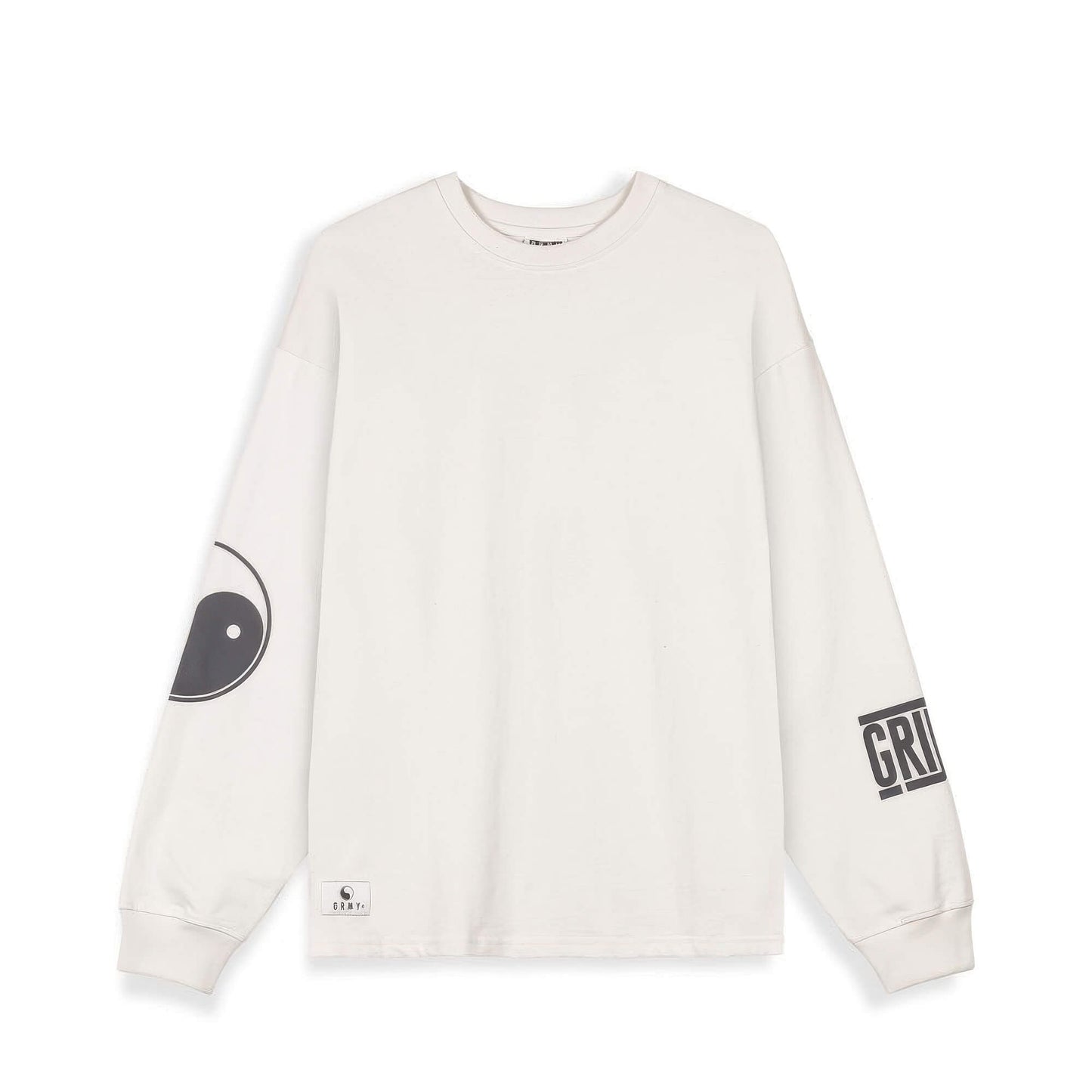 Grimey Wear Hijacker Heavyweight Long Sleeve Tee Off White