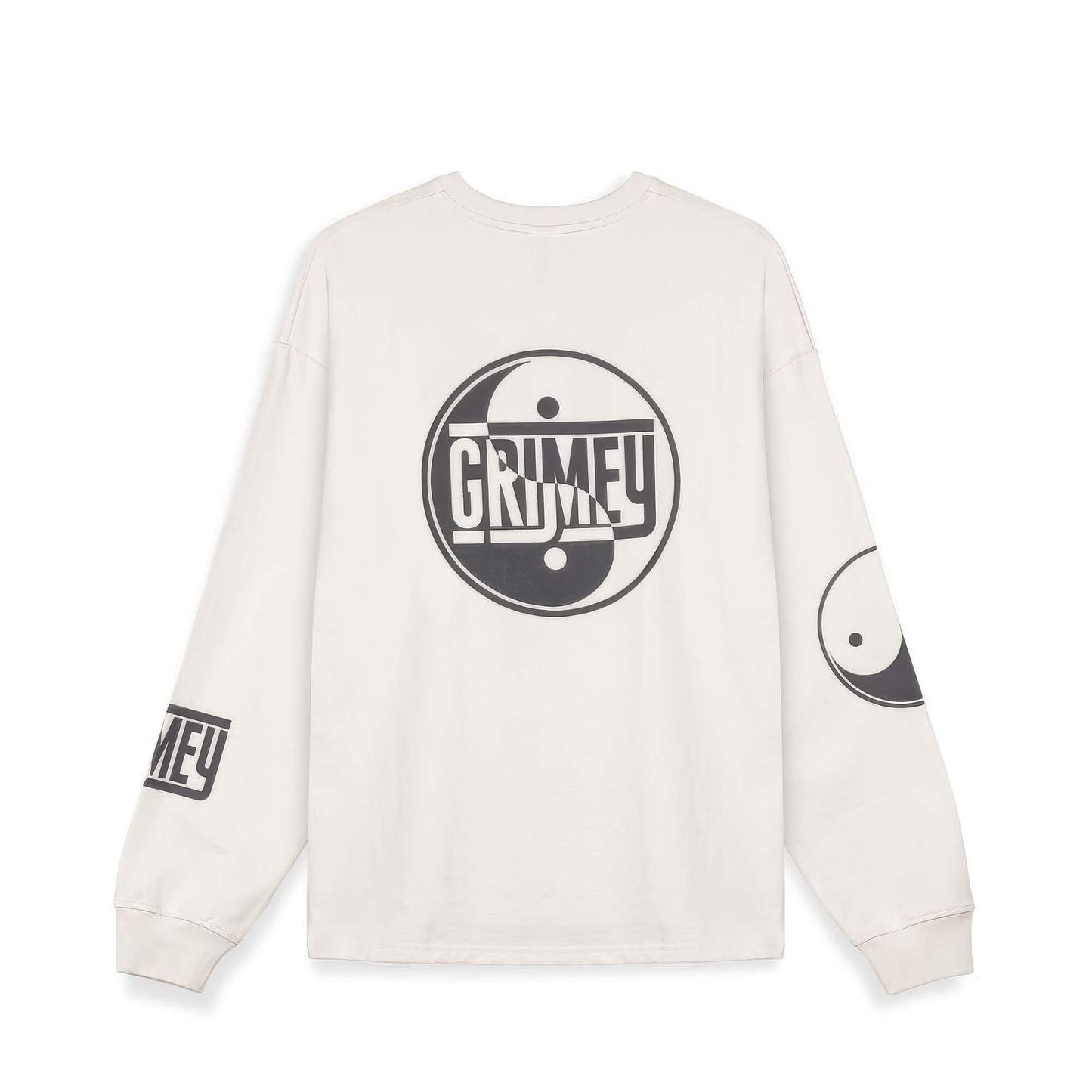 Grimey Wear Hijacker Heavyweight Long Sleeve Tee Off White