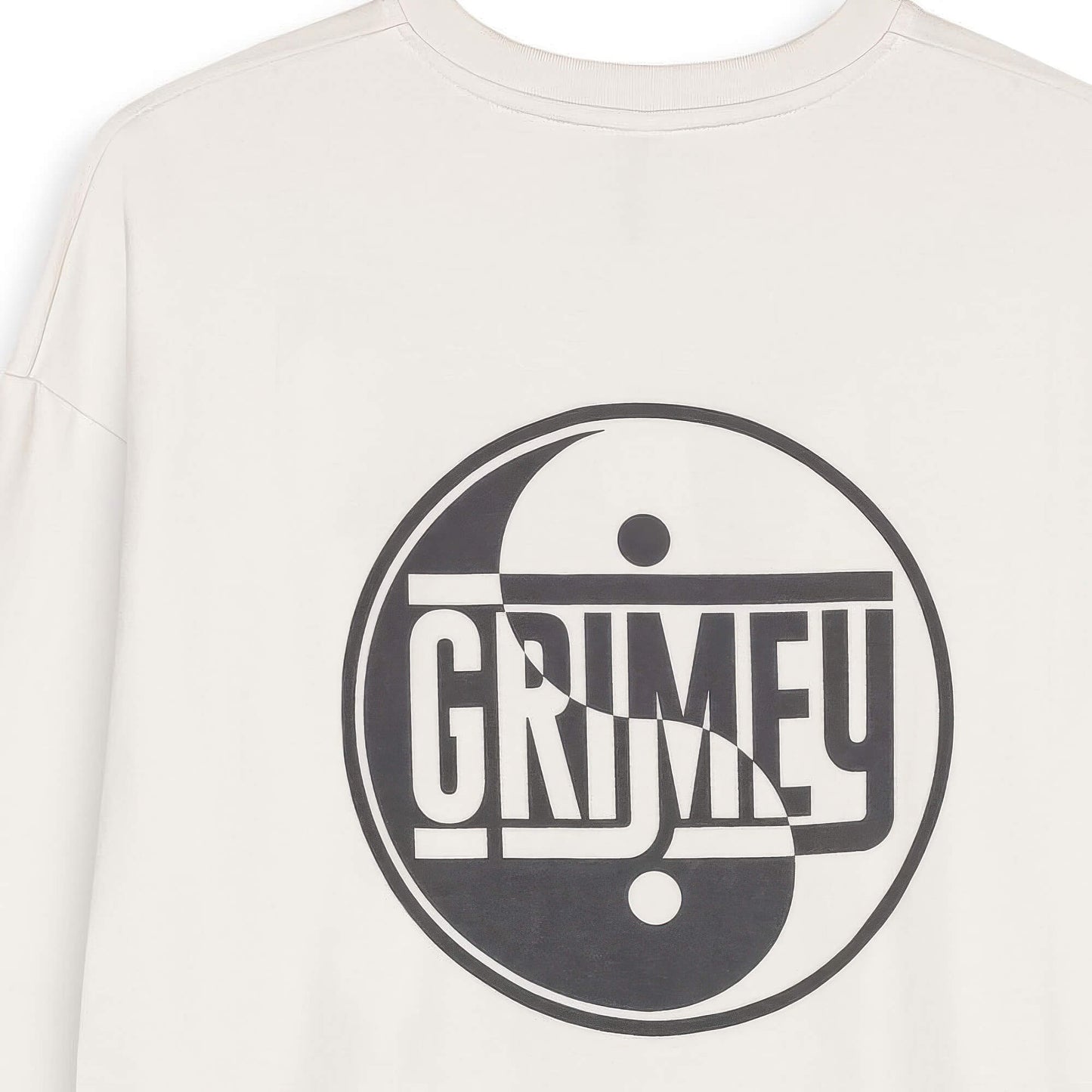 Grimey Wear Hijacker Heavyweight Long Sleeve Tee Off White