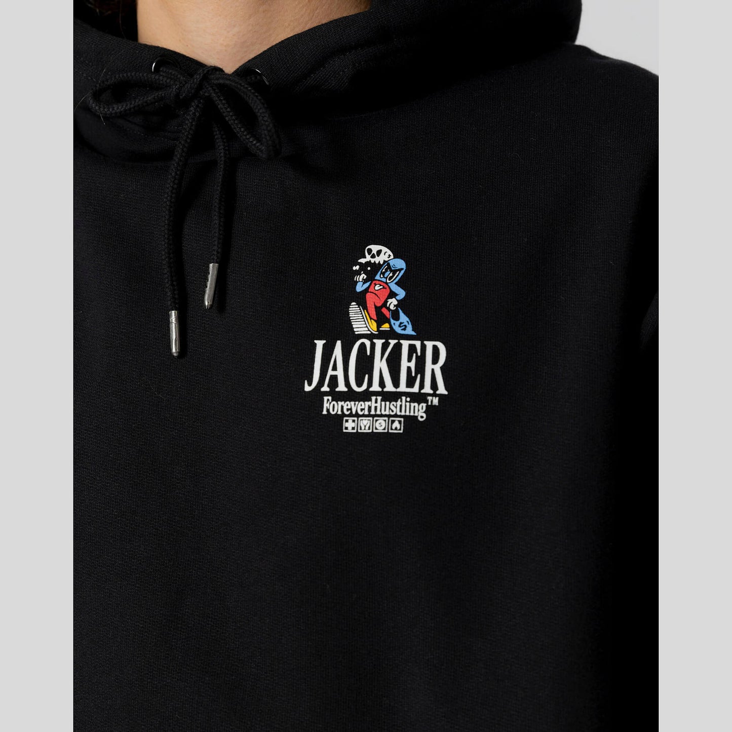 Mikina s kapucňou Jacker Big Pharma Hoodie čierna