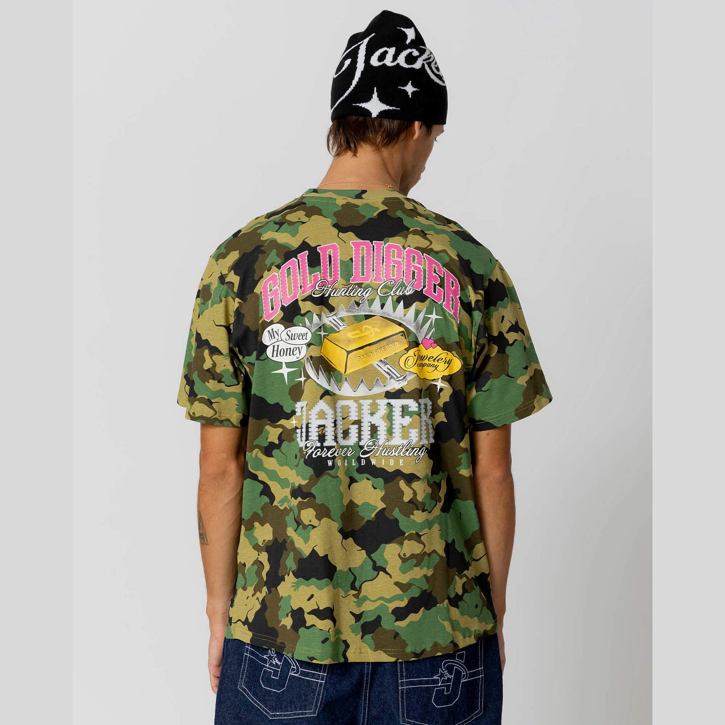 Jacker Gold Digger T-Shirt Orgia Camo