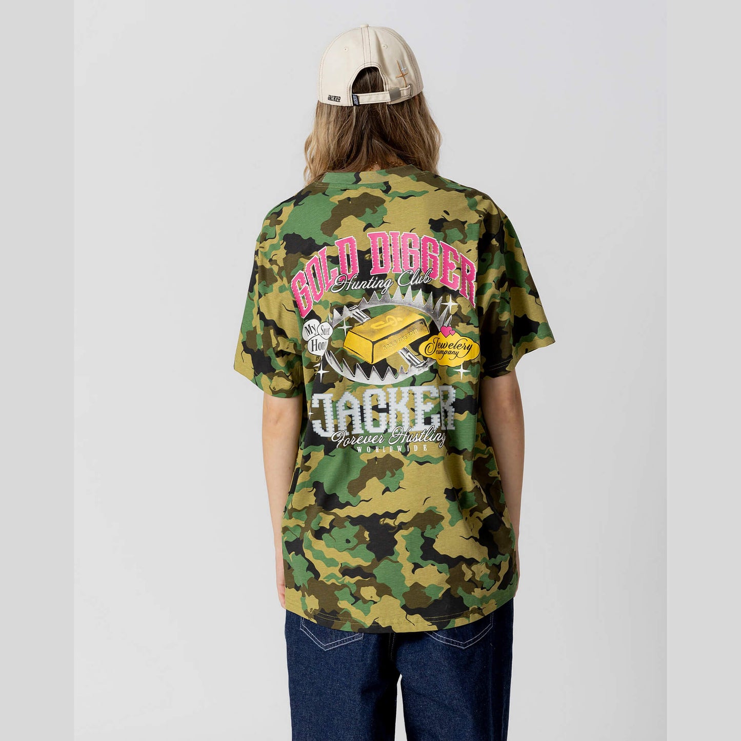 Jacker Gold Digger T-Shirt Orgia Camo