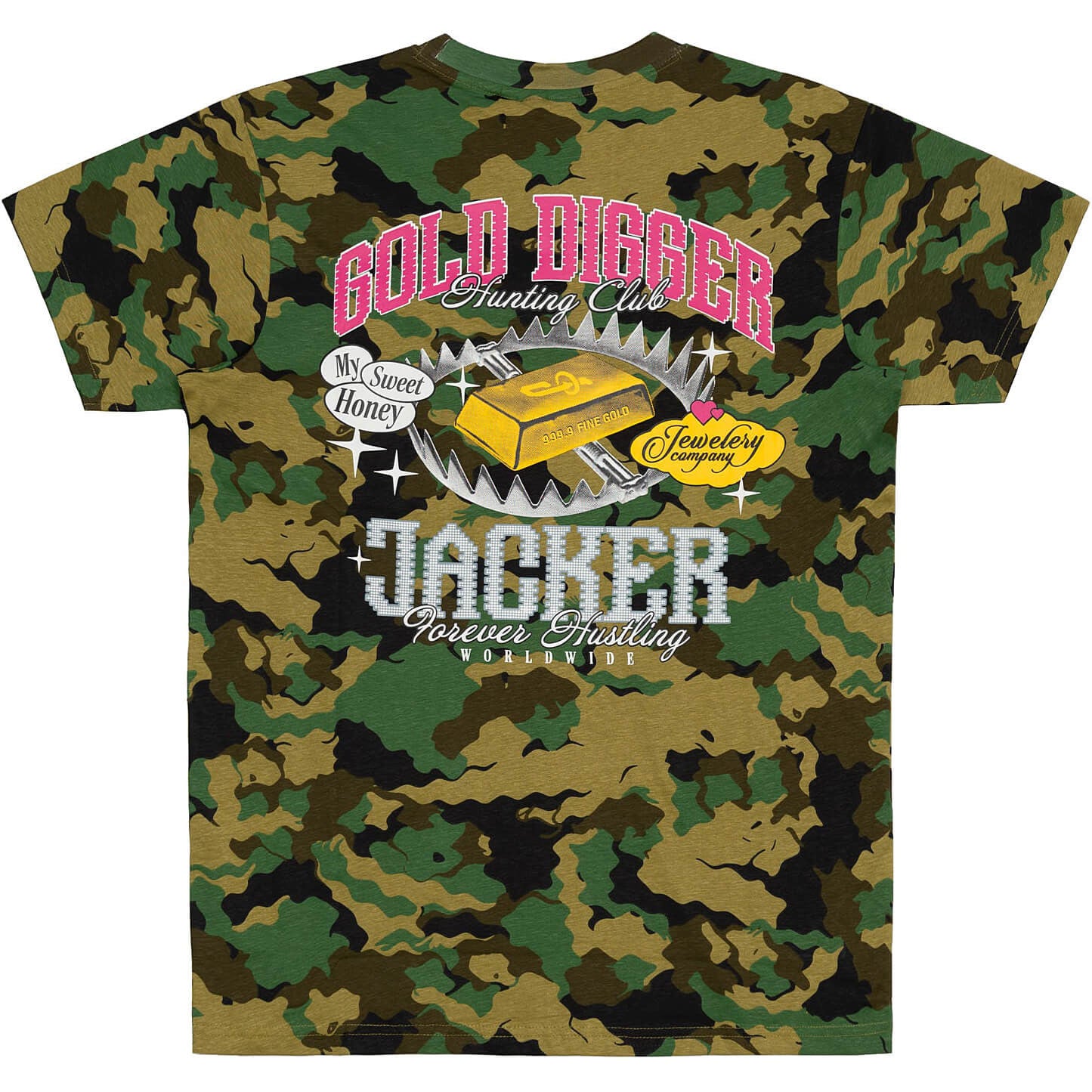 Jacker Gold Digger T-Shirt Orgia Camo