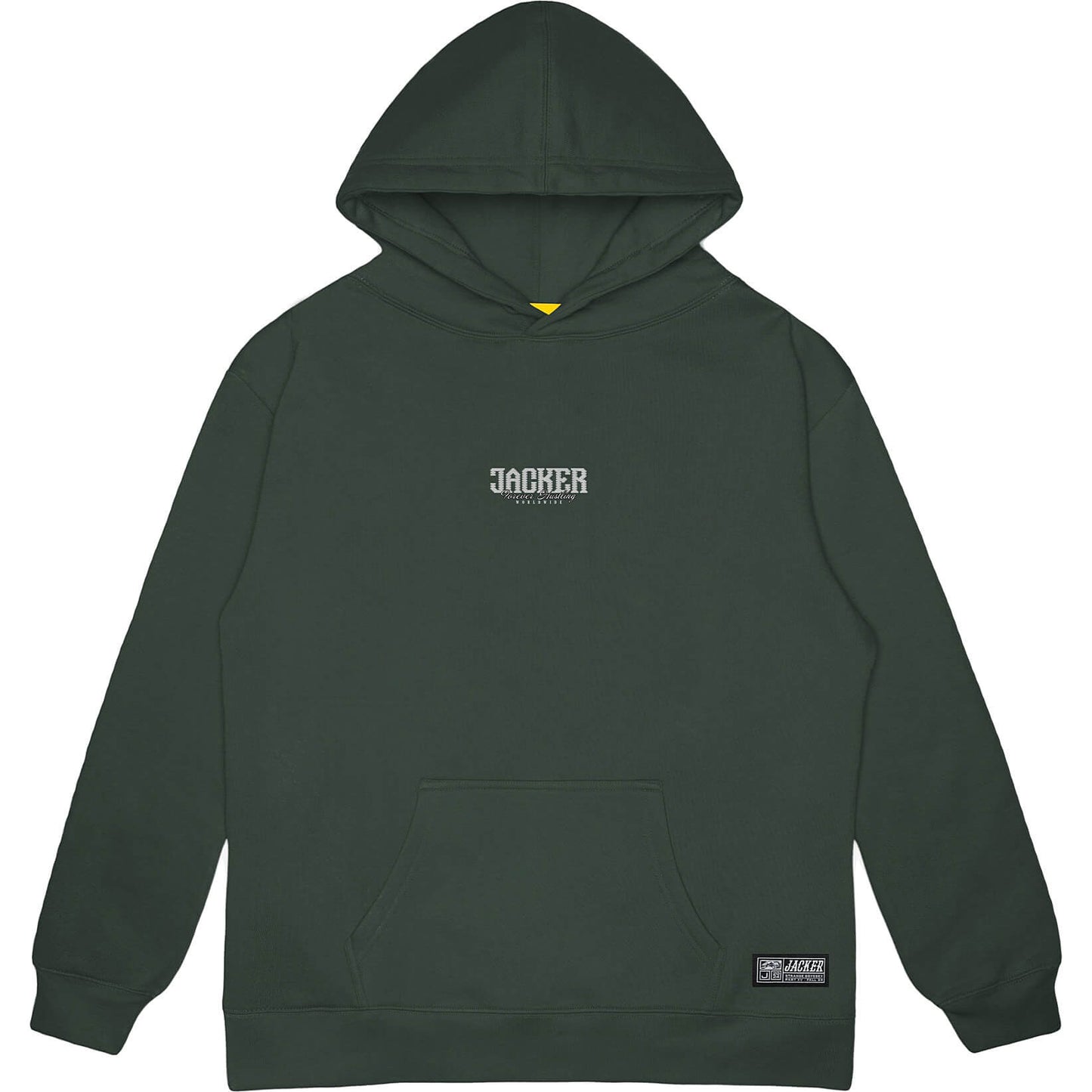 Mikina s kapucňou Jacker Gold Digger Hoodie tmavozelená