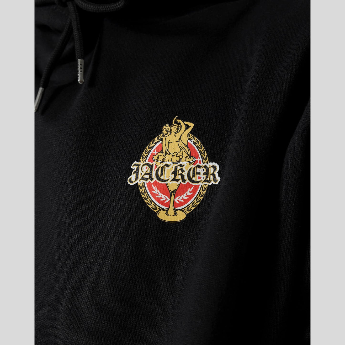 Mikina s kapucňou Jacker Trois Grâces Hoodie čierna