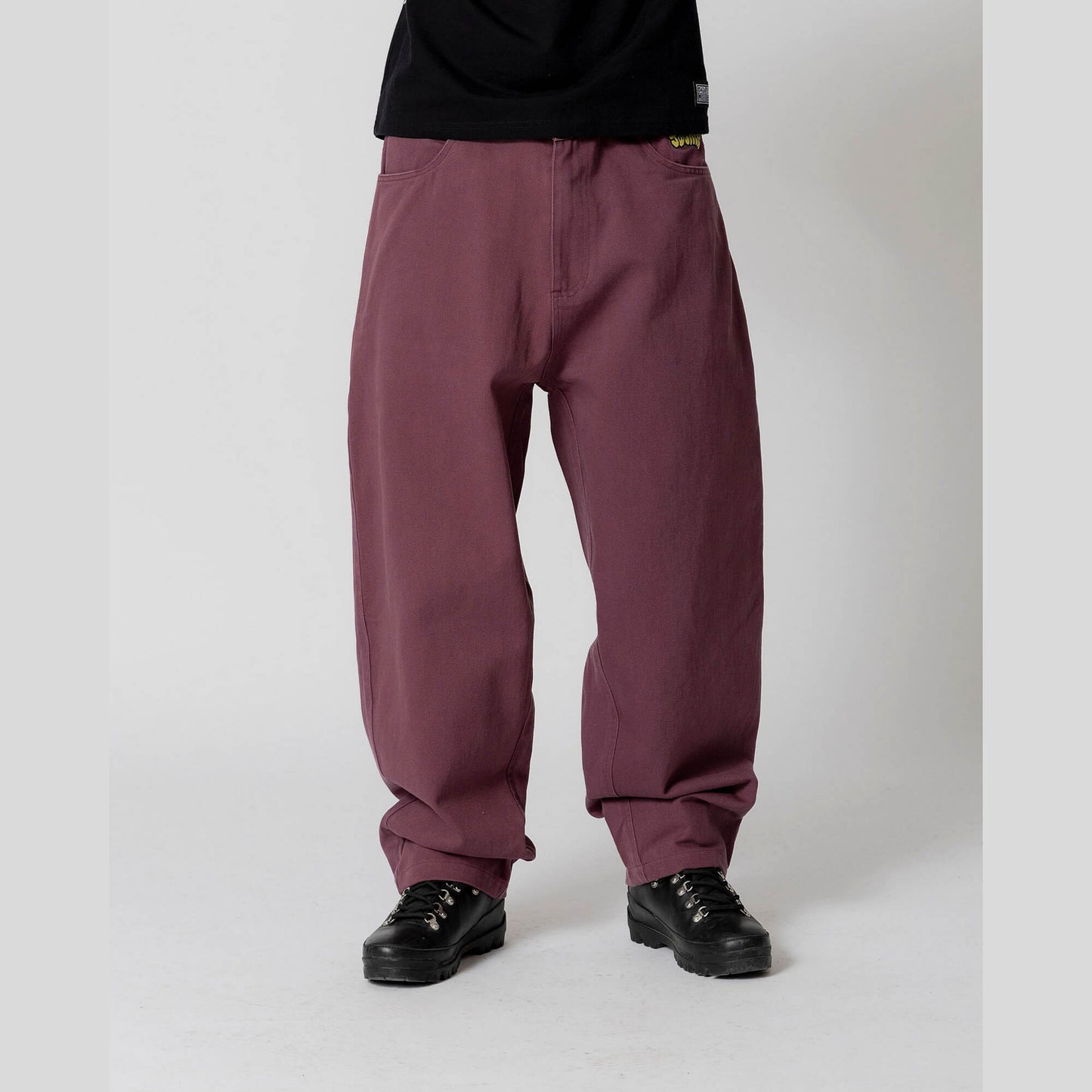 Nohavice Jacker Flop Twill Baggy Pant fialové