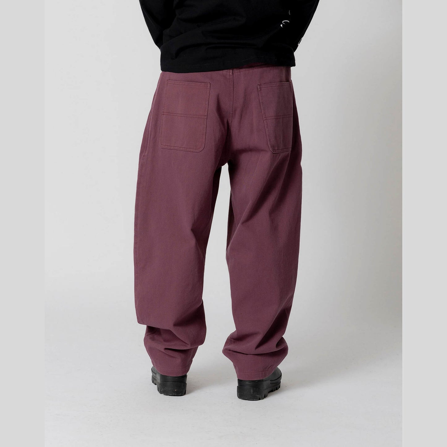 Nohavice Jacker Flop Twill Baggy Pant fialové