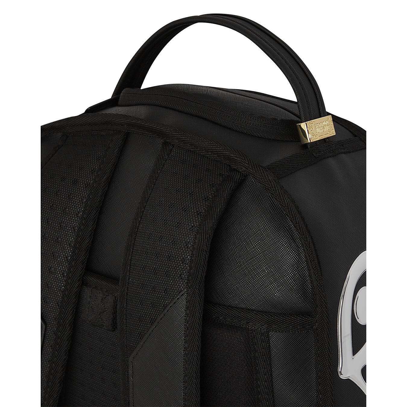 Sprayground Metallic To The Touch Extra Drip Backpack Black