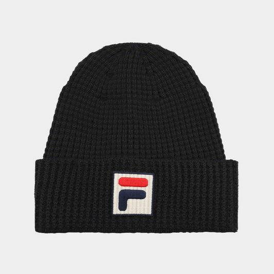 Zimná čiapka Fila FASA F-box waffle beanie čierna