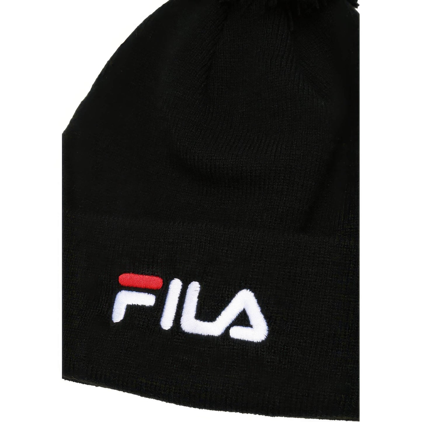 Zimná čiapka s brmbolcom Fila FUKUROI Pom pom beanie čierna