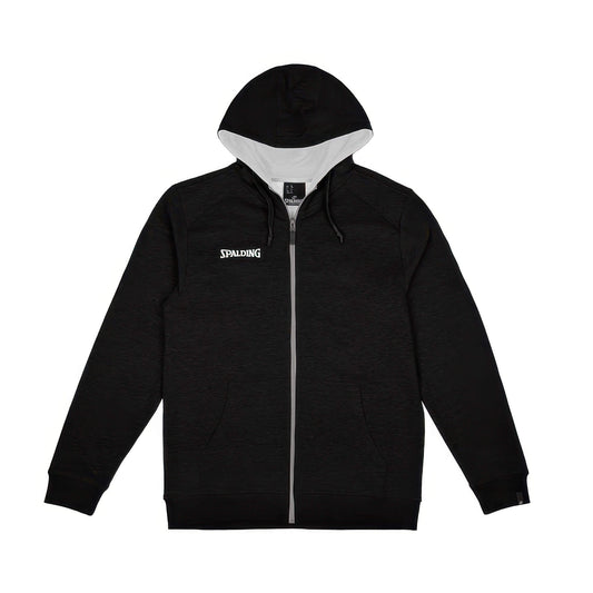 Mikina s kapucňou Spalding Flow Hoody Zipper Jacket čierna