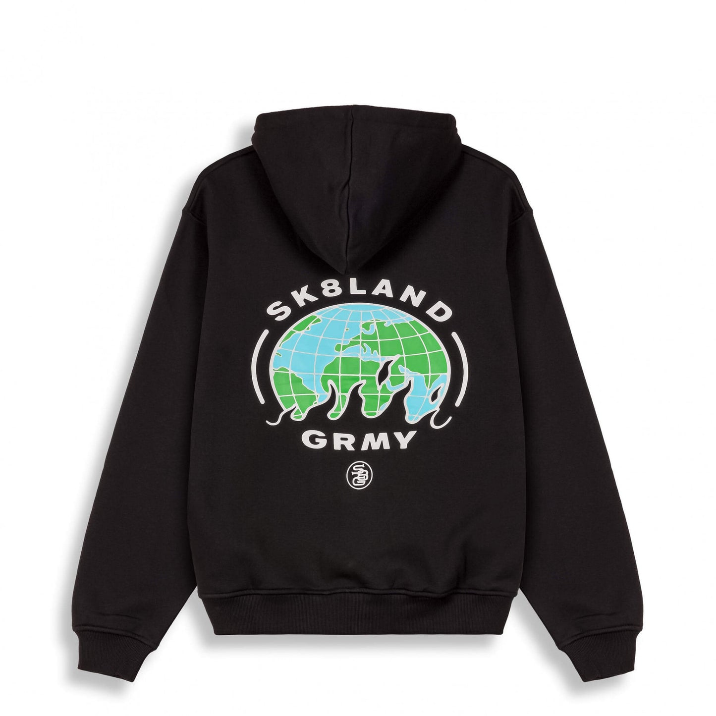 Mikina s kapucňou Grimey x SK8LAND Vintage Hoodie čierna