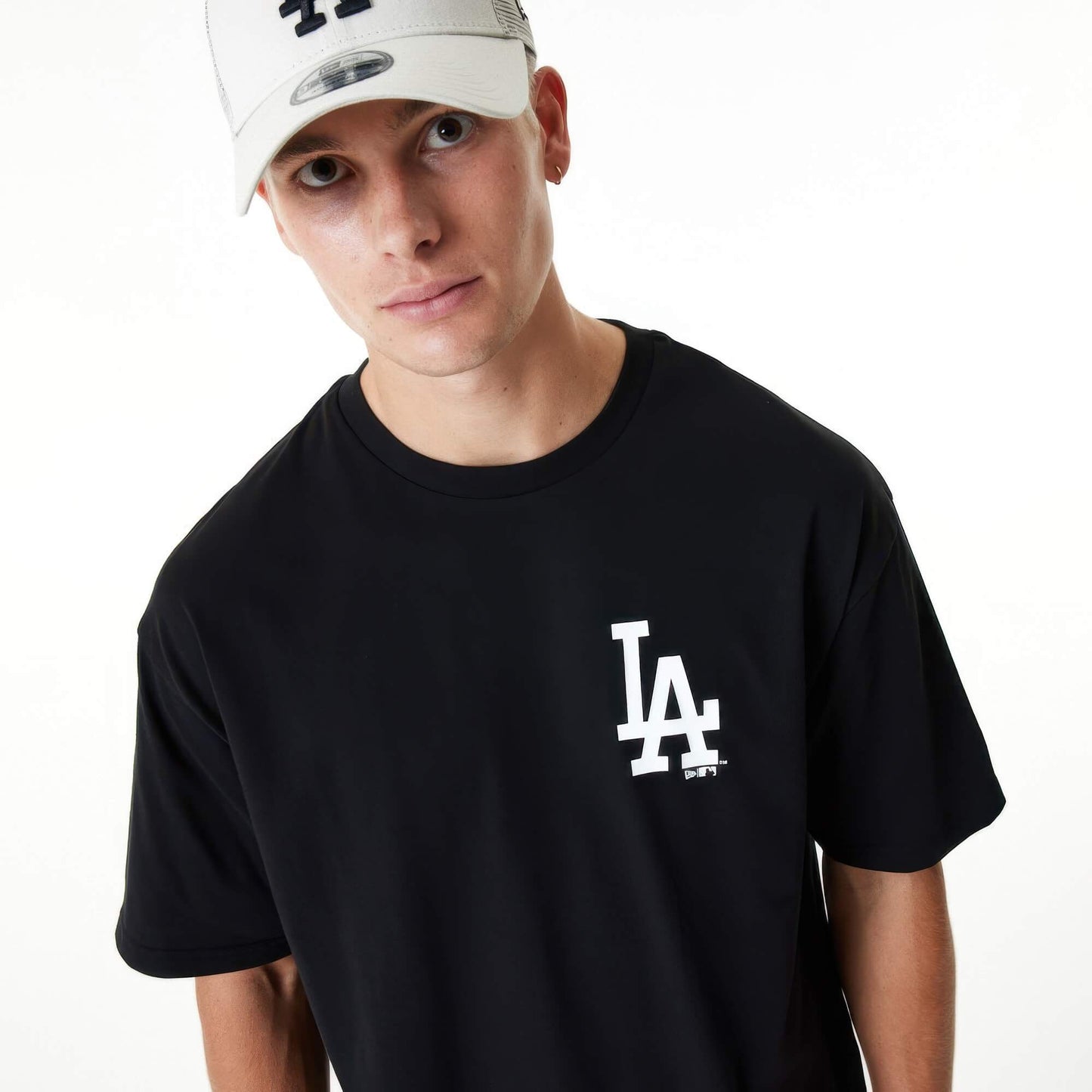 Tričko New Era La Dodgers MLB Team Graphic Black Oversized T-Shirt čierne