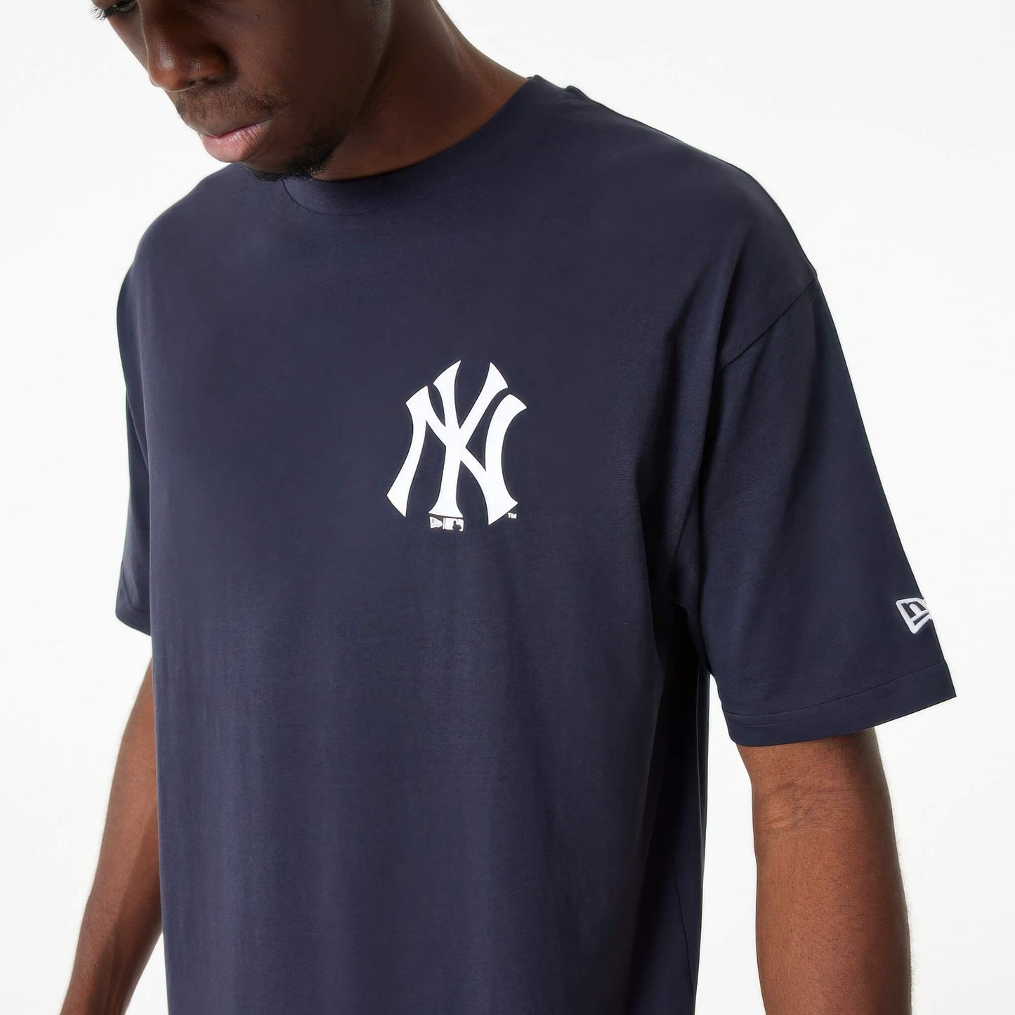 Tričko New Era New York Yankees MLB Stadium Graphic Blue Oversized T-Shirt tmavomodré