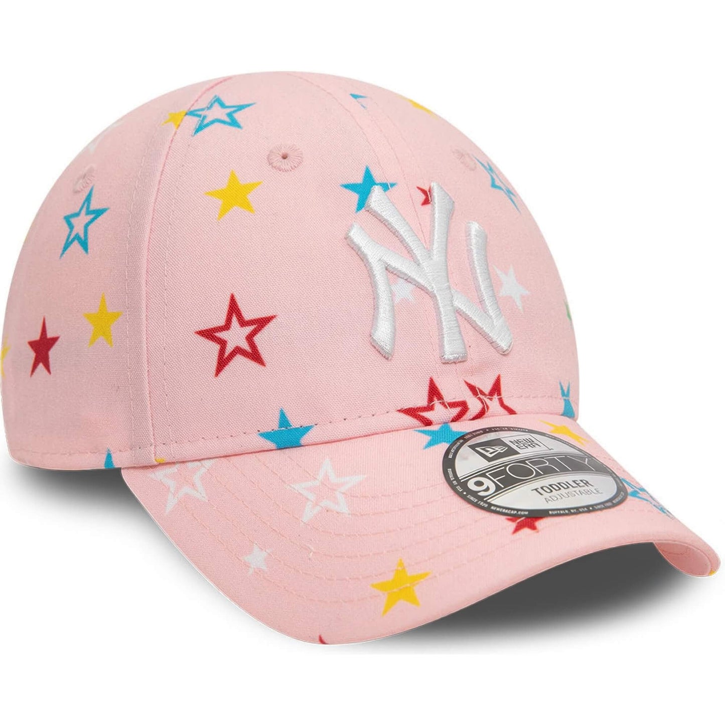 Detská šiltovka New Era 940K 9Forty MLB New York Yankees Toddler All Over Print Pink Cap ružová