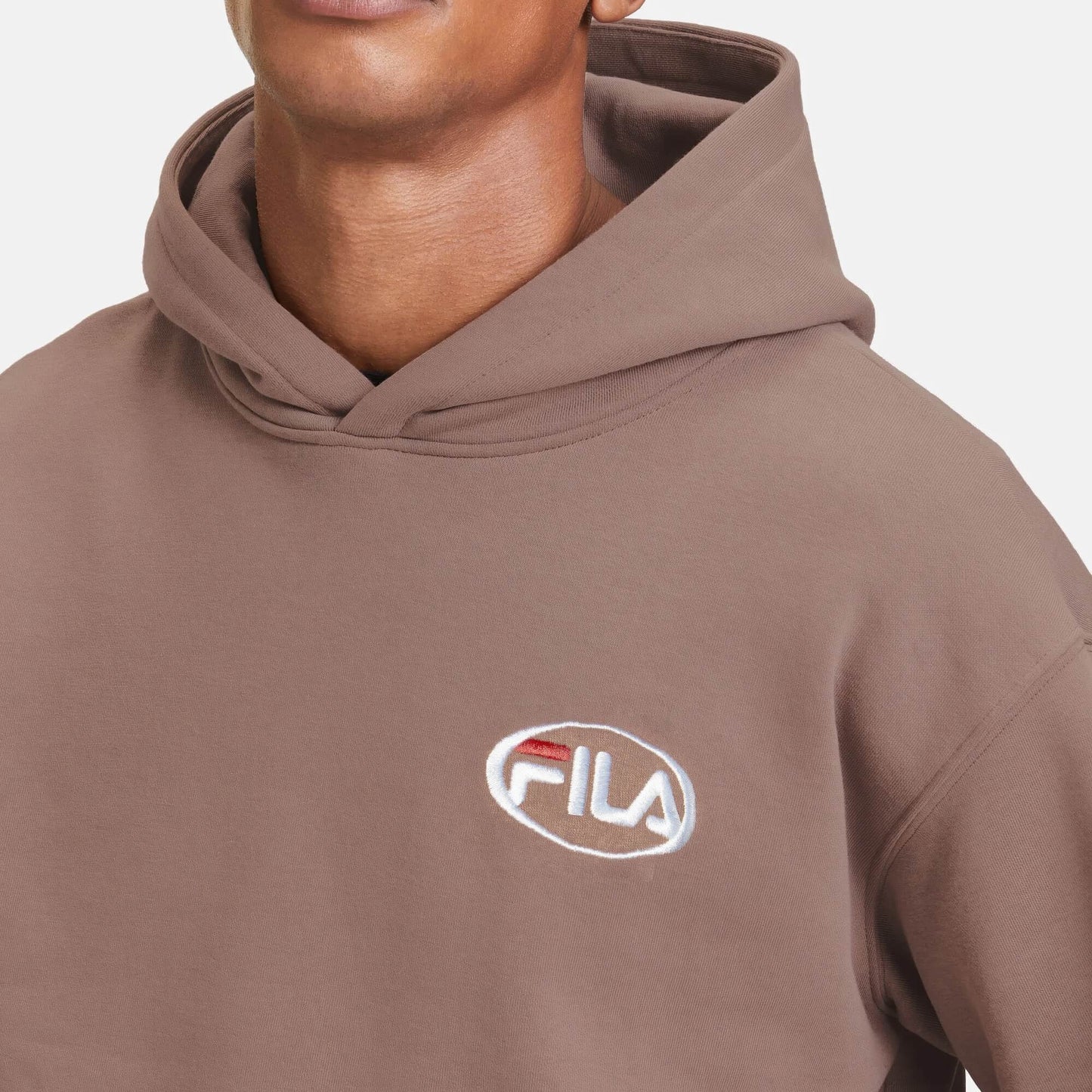 Mikina s kapucňou Fila LEOBEN hoody hnedá