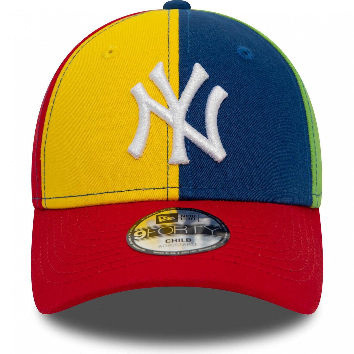 Detská šiltovka New Era 940K New York Yankees Child MLB Block Navy 9FORTY Adjustable Cap viacfarebná