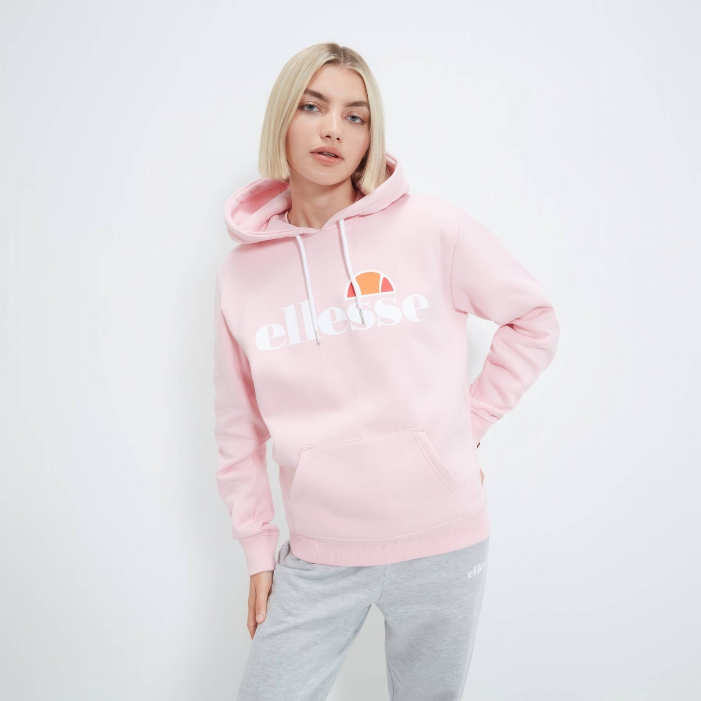 Dámska mikina s kapucňou Ellesse Torices OH Hoody bledoružová